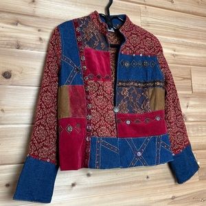 Vintage City Girl Beaded Jacket